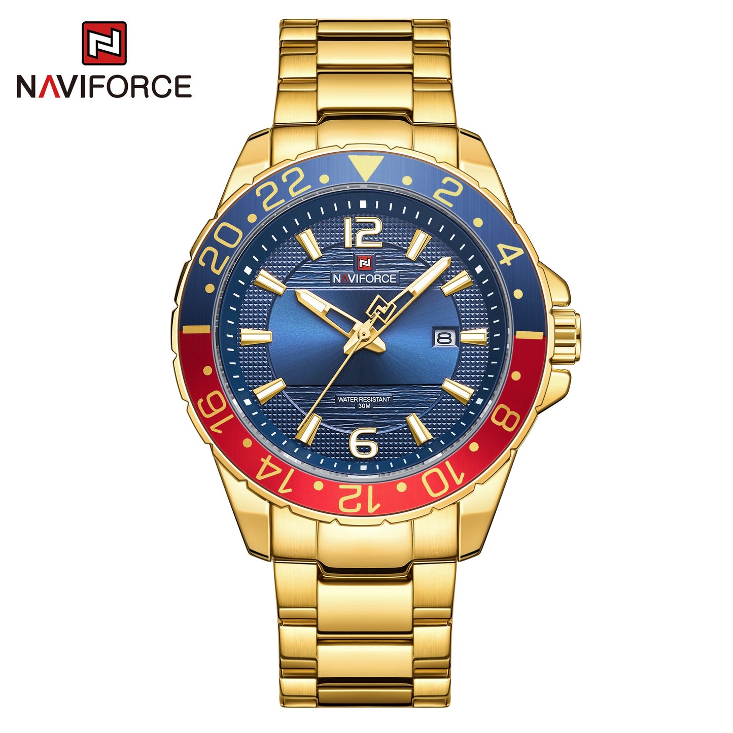 NAVIFORCE NF 9192 stylish wristwatch combining casual and business