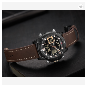 NAVIFORCE 9172 Analog Digital Men's Luxury Military Sports Watch