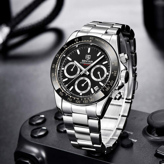 BENYAR 5169 Men's Chronograph Watch – Stylish, Durable, and Multifunctional Analog Timepiece