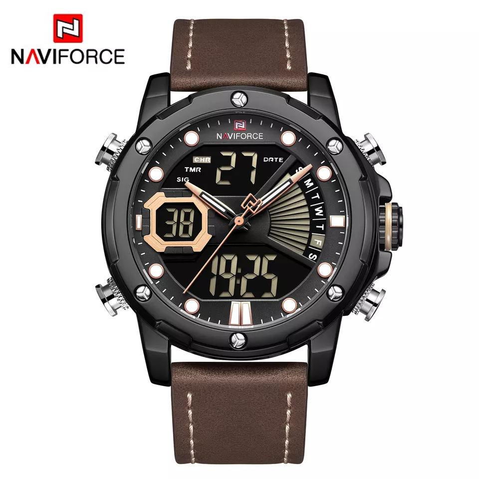 NAVIFORCE 9172 Analog Digital Men's Luxury Military Sports Watch