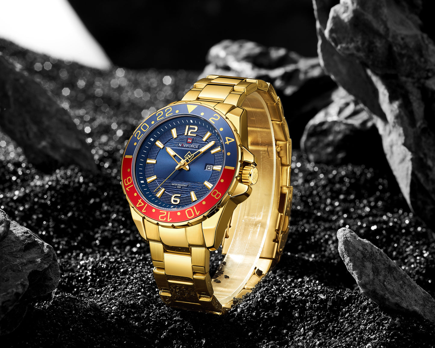 NAVIFORCE NF 9192 stylish wristwatch combining casual and business