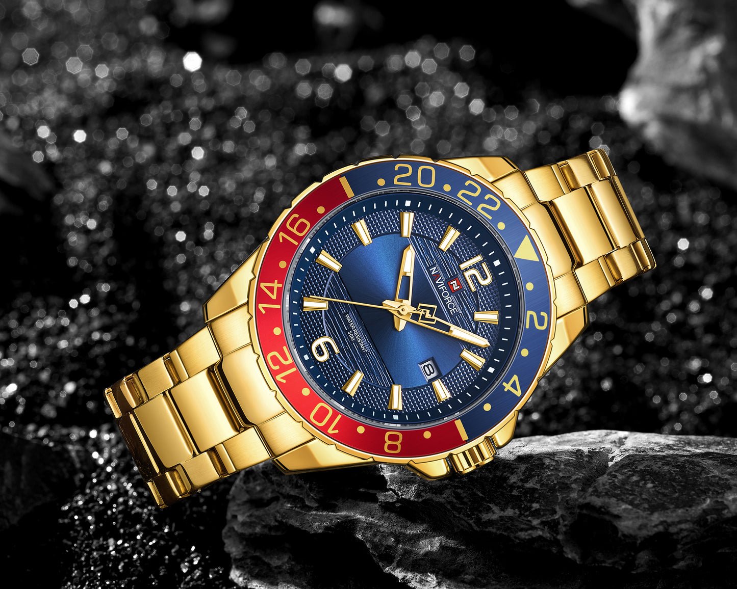 NAVIFORCE NF 9192 stylish wristwatch combining casual and business