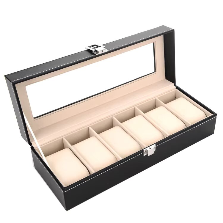 12-Slot Watch Box with Open Window Display – Elegant & Secure Storage for Your Timepieces Stylish & Elegant Design