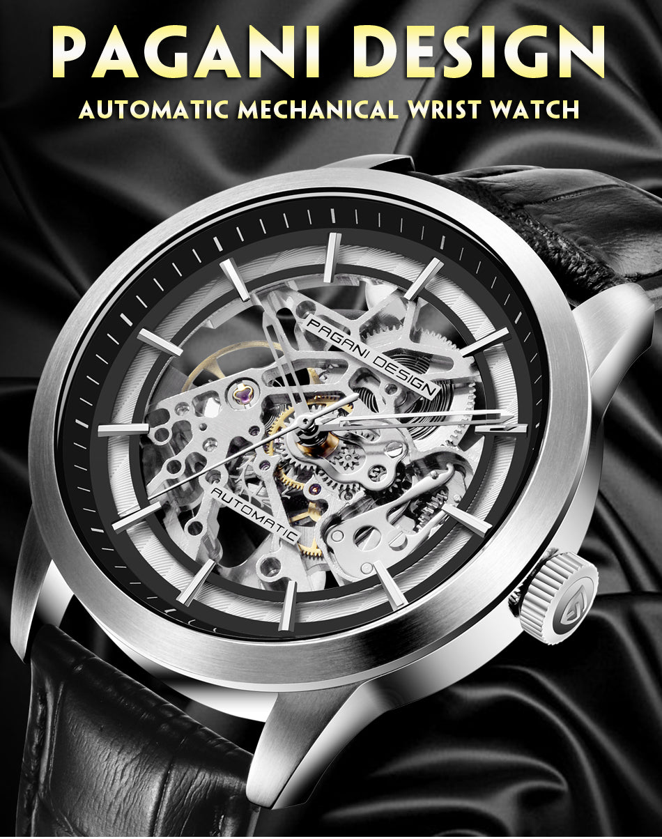 Pagani Design PD 1638 Automatic Skeleton Watch – Timeless Elegance for Watch Enthusiasts