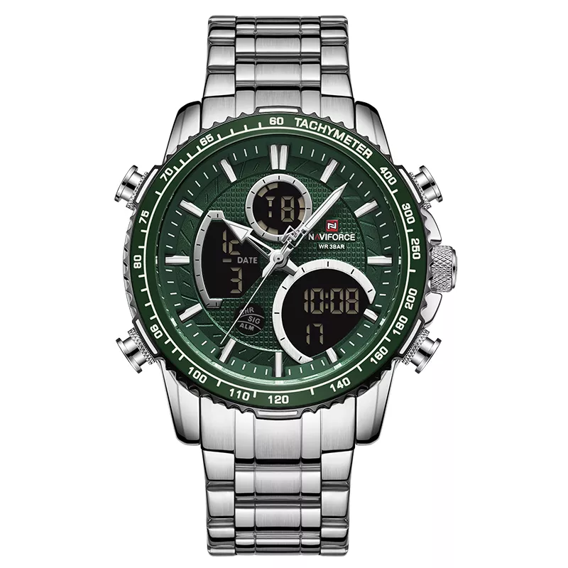 Naviforce NF 9182 Digital Analog Men's Watch - Modern Design & Timeless Precision