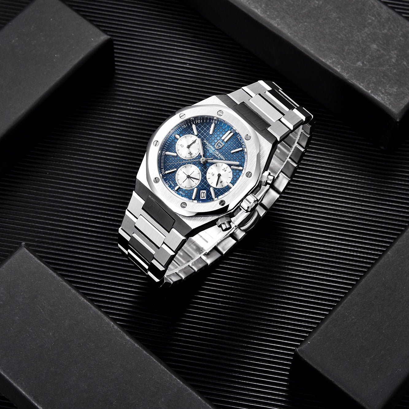 Pagani Design PD-1707 Chronograph Watch 200M Water Resistance, AP Homage