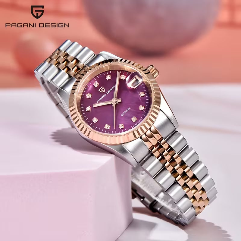 Pagani Design PD-1794L Ladies Quartz Watch – Blue Dial | Sapphire Glass | Two-Tone Bracelet