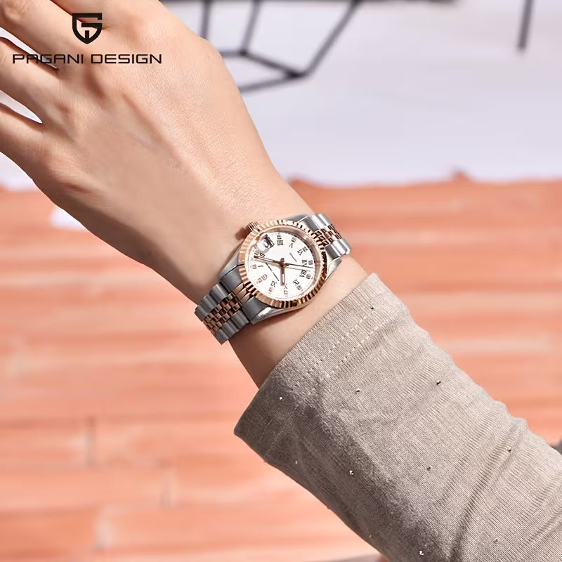 Pagani Design PD-1794L Ladies Quartz Watch – Blue Dial | Sapphire Glass | Two-Tone Bracelet