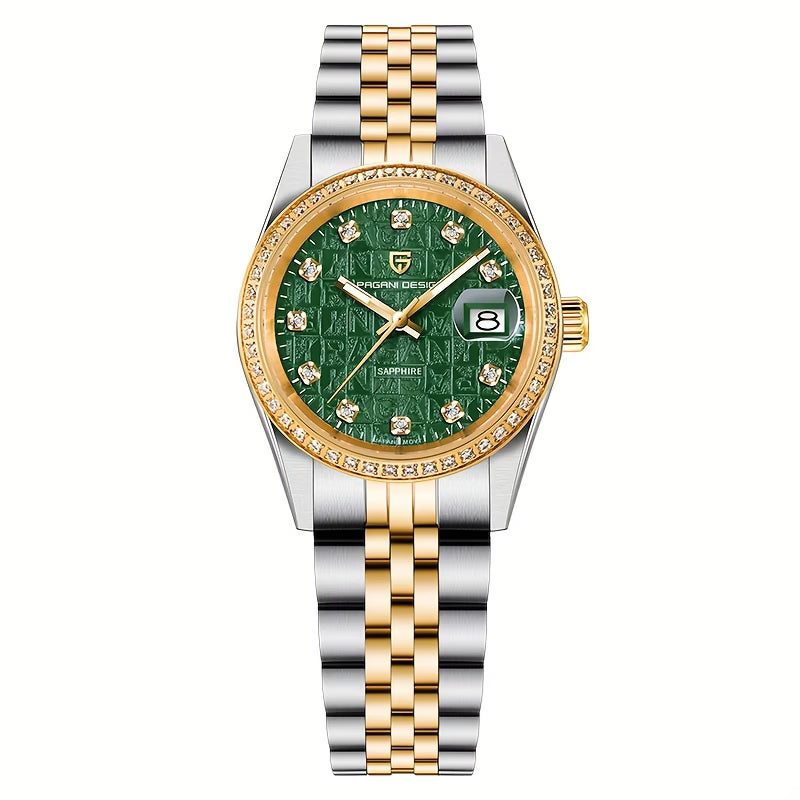 Pagani Design PD-1794L Ladies Quartz Watch – Blue Dial | Sapphire Glass | Two-Tone Bracelet