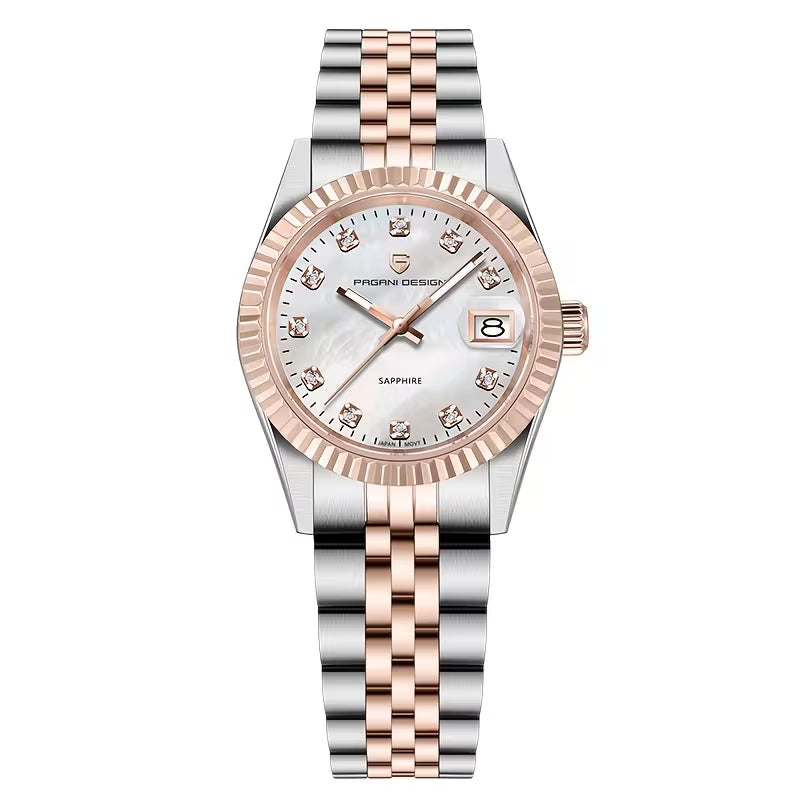 Pagani Design PD-1794L Ladies Quartz Watch – Blue Dial | Sapphire Glass | Two-Tone Bracelet