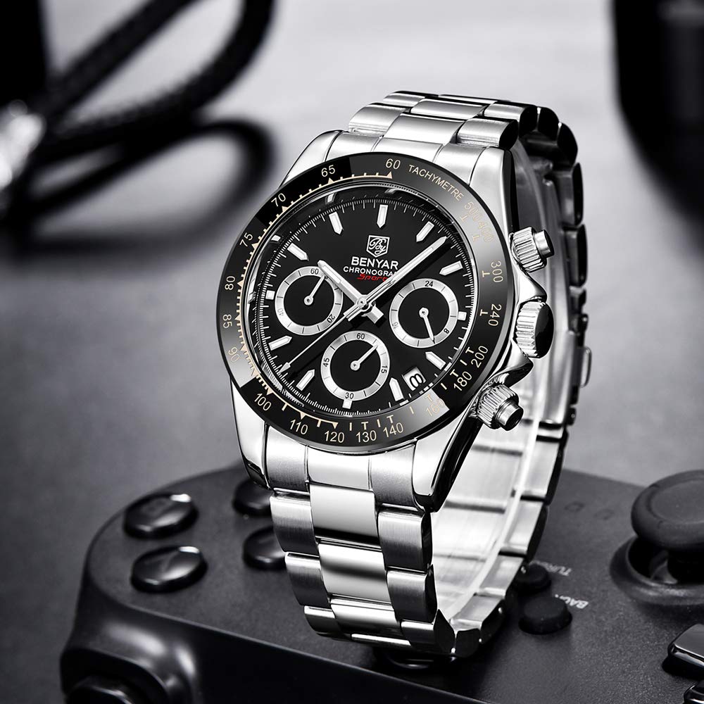 BENYAR 5169 Men's Chronograph Watch – Stylish, Durable, and Multifunctional Analog Timepiece