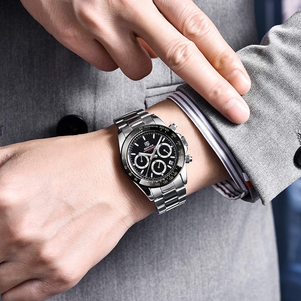 BENYAR 5169 Men's Chronograph Watch – Stylish, Durable, and Multifunctional Analog Timepiece