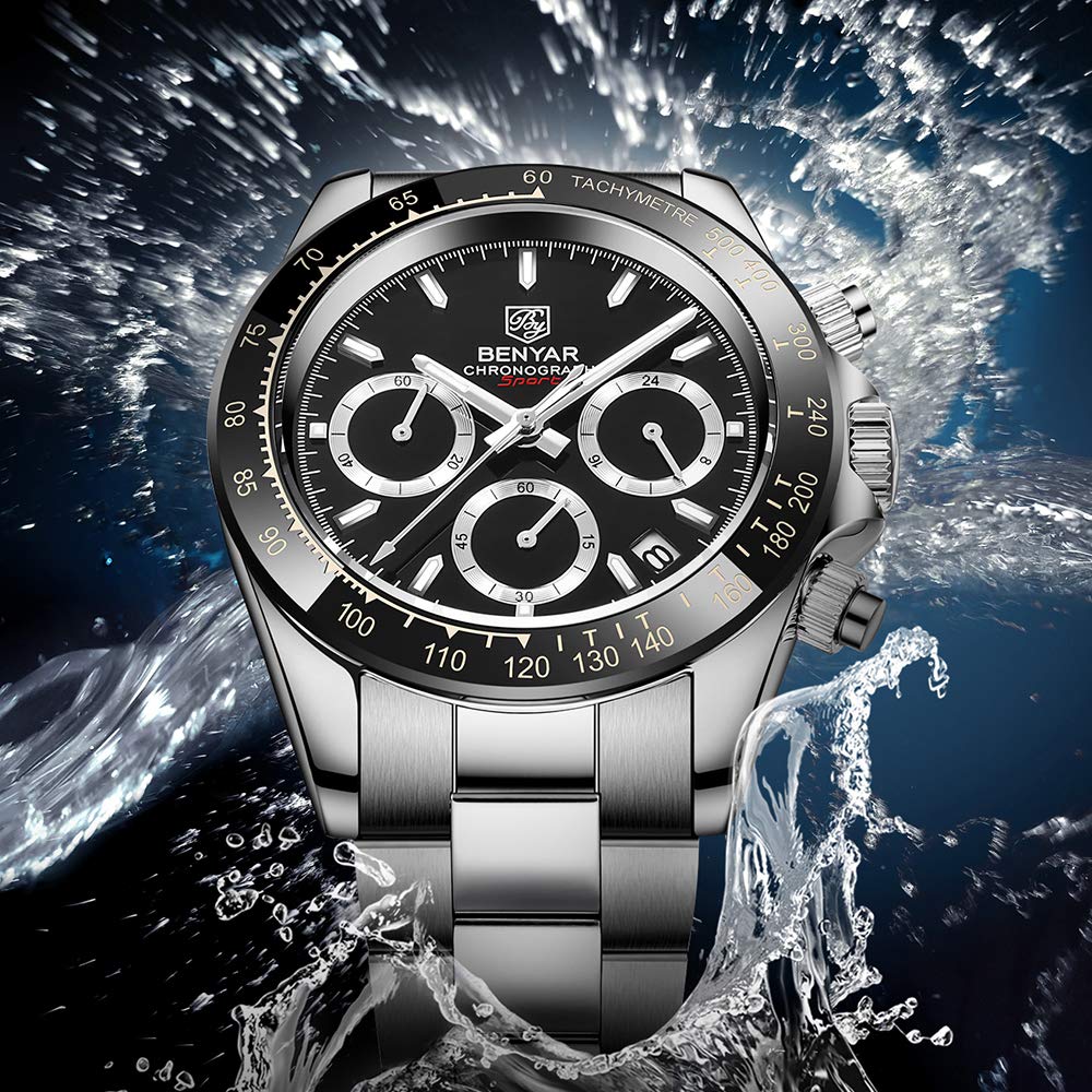 BENYAR 5169 Men's Chronograph Watch – Stylish, Durable, and Multifunctional Analog Timepiece