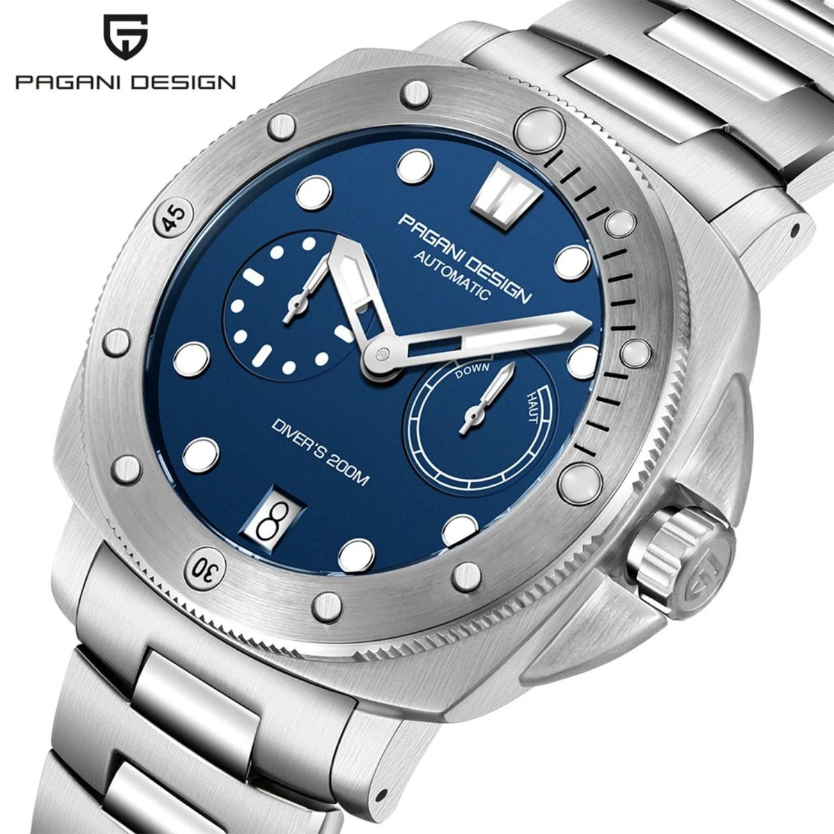 PAGANI DESIGN PD-1767 Automatic Mechanical Diver Watch – 200M | Sapphire Glass | 41mm