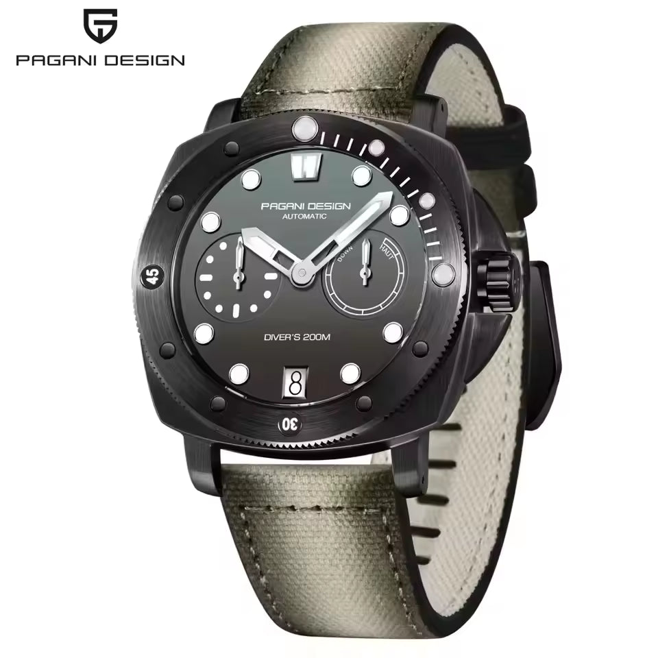 PAGANI DESIGN PD-1767 Automatic Mechanical Diver Watch – 200M | Sapphire Glass | 41mm