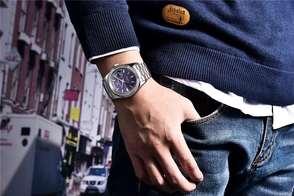 Pagani Design DD40 PD-1783 Men’s Automatic Premium Mechanical Watch |AR Sapphire Glass | Roman Numerals | Presidential |  NH36A