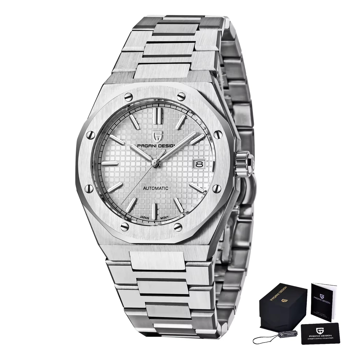 Pagani Design PD-1673 – Royal Oak Homage Automatic Watch (Sapphire Crystal | 316L Steel | NH35 Movement)