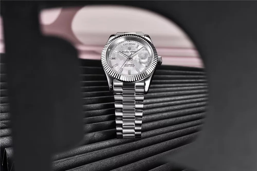 Pagani Design DD40 PD-1783 Men’s Automatic Premium Mechanical Watch |AR Sapphire Glass | Roman Numerals | Presidential |  NH36A