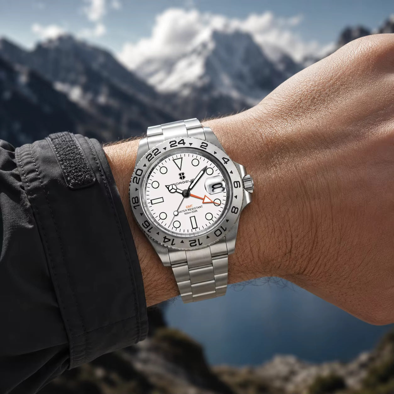 40mm GMT Diver Homage Watch – Swiss RONDA 515 GMT Quartz | Sapphire Crystal | 100M Water Resistant