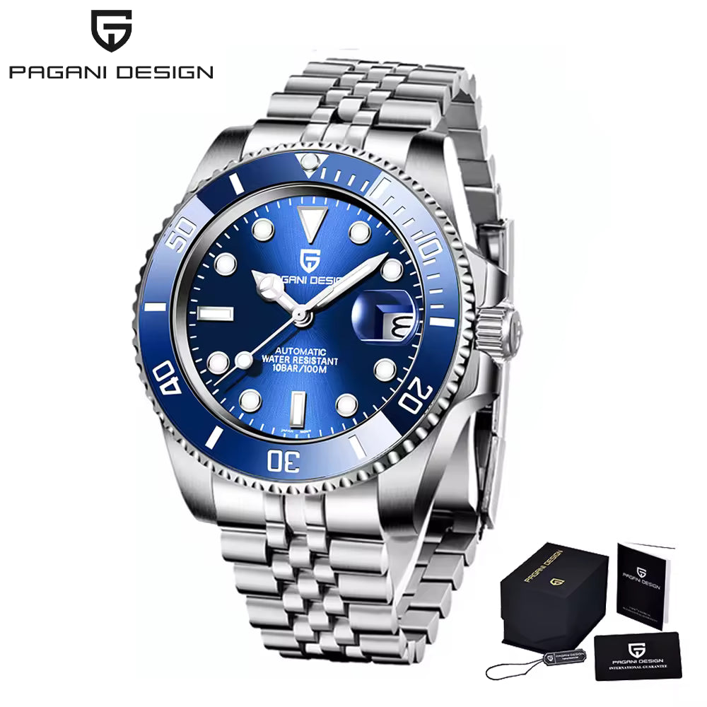 Pagani Design PD-1661 Automatic Diver Watch | NH35 | Sapphire Crystal | 100M Waterproof | Official Pagani Design India