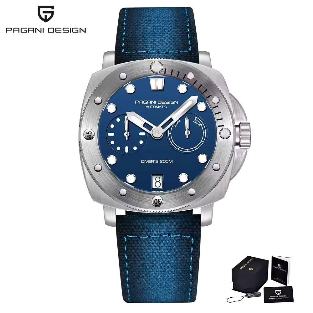 PAGANI DESIGN PD-1767 Automatic Mechanical Diver Watch – 200M | Sapphire Glass | 41mm