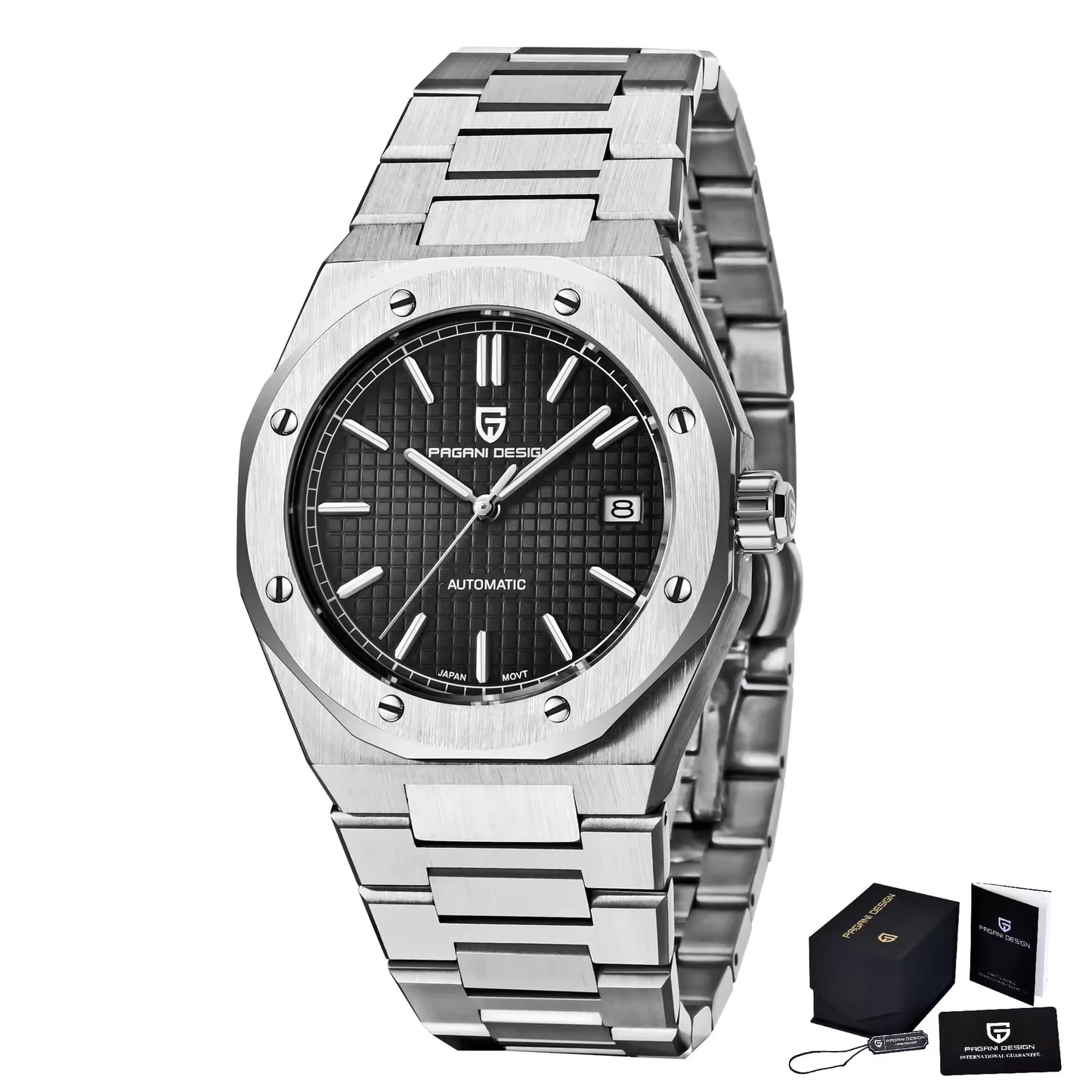 Pagani Design PD-1673 – Royal Oak Homage Automatic Watch (Sapphire Crystal | 316L Steel | NH35 Movement)