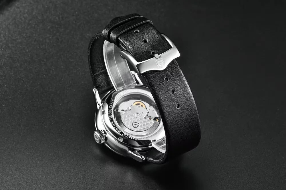 Pagani Design PD-2770 brown genuine leather strap men's watch