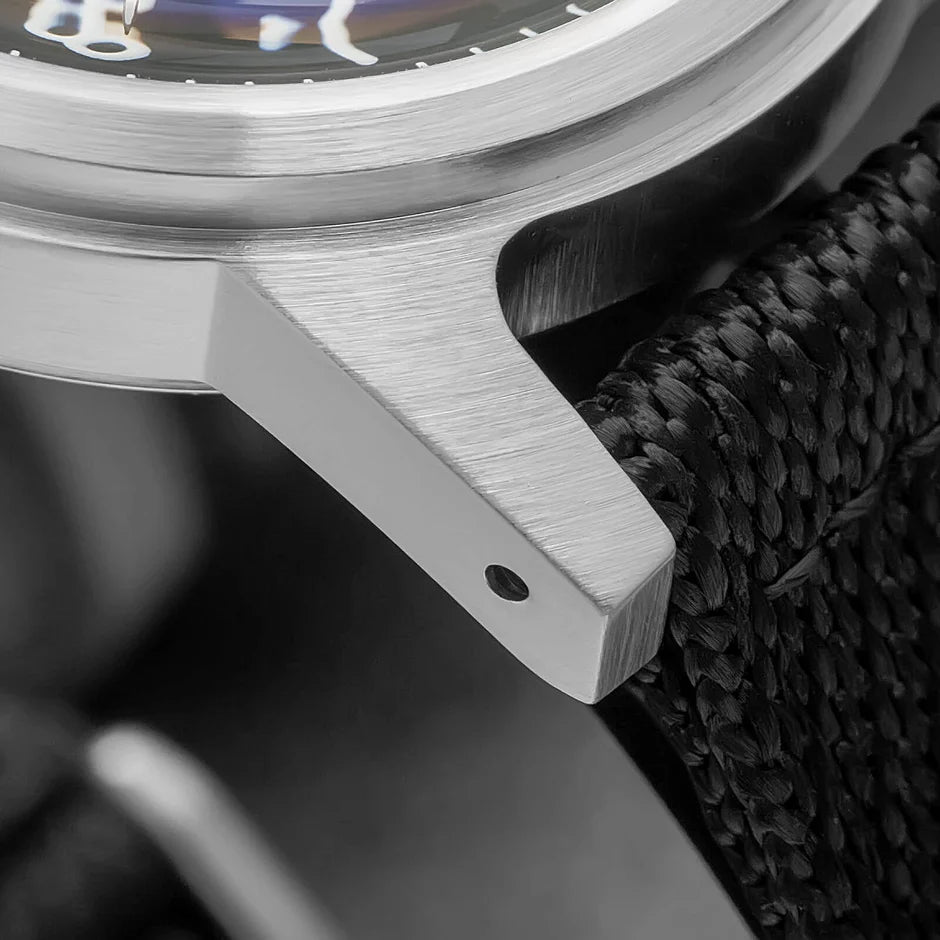 Addiesdive AD2076 brushed 316L stainless steel case side profile