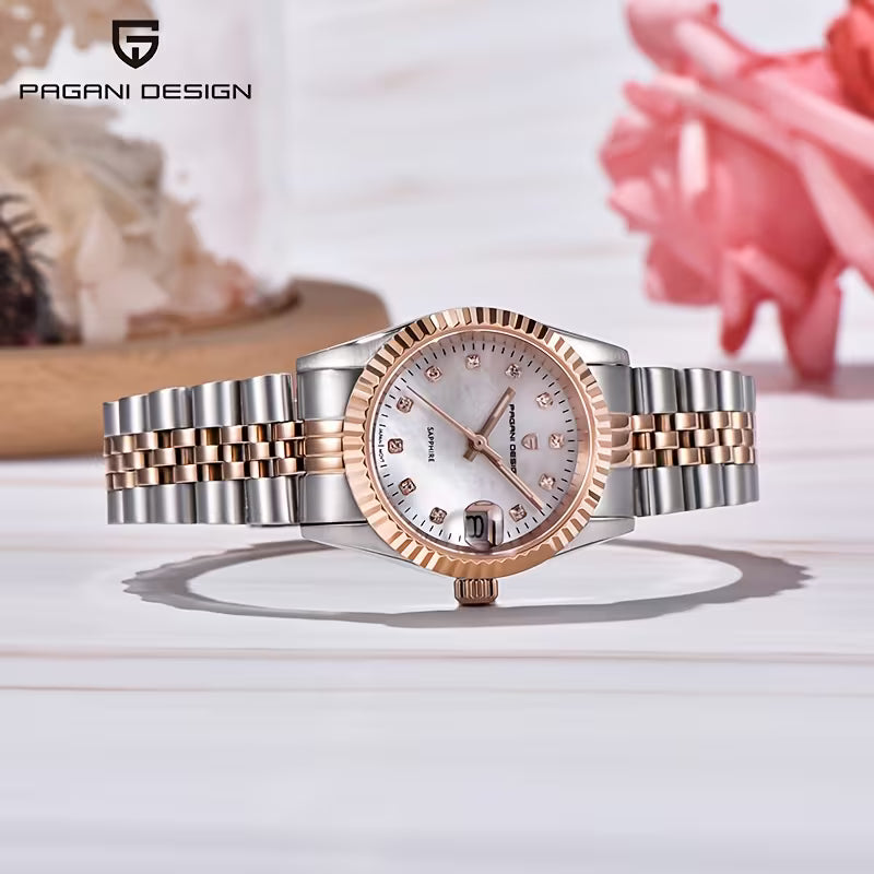 Pagani Design PD-1794L Ladies Quartz Watch – Blue Dial | Sapphire Glass | Two-Tone Bracelet