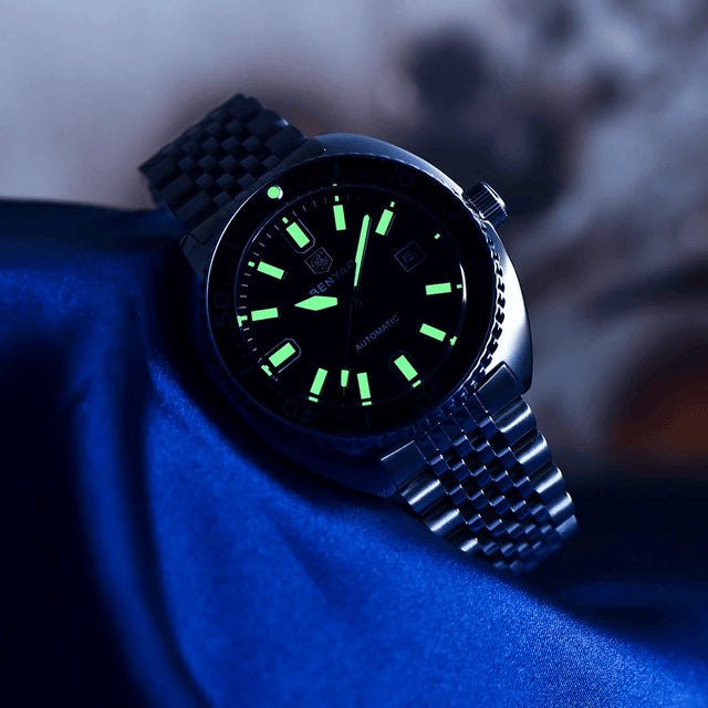 Benyar 5211 luminous dial glowing underwater 50M waterproof watch