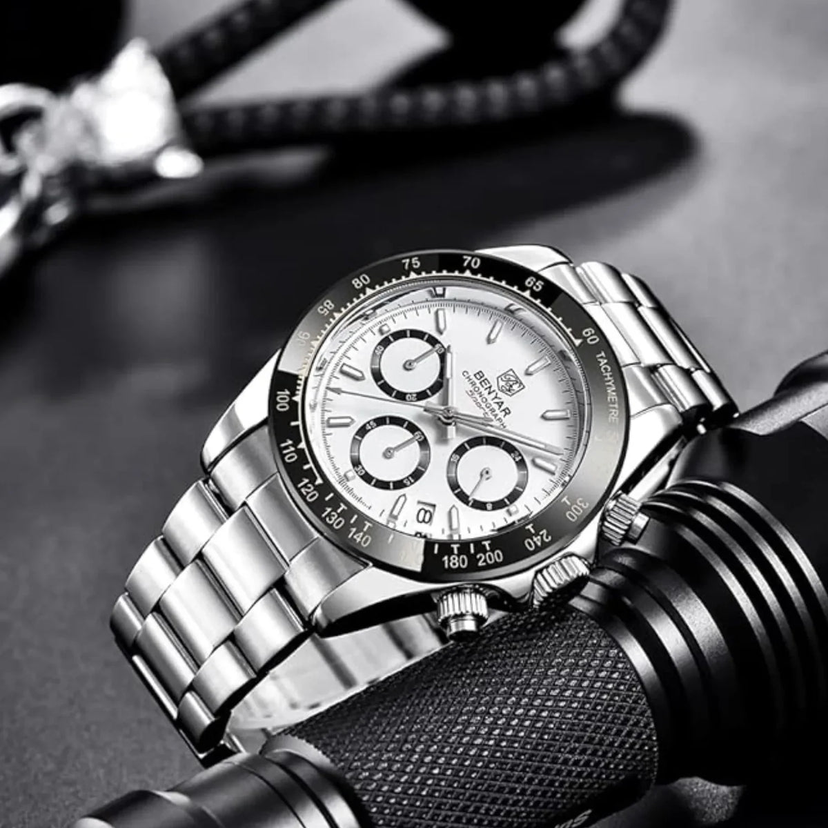 BENYAR 5169 Men's Chronograph Watch – Stylish, Durable, and Multifunctional Analog Timepiece