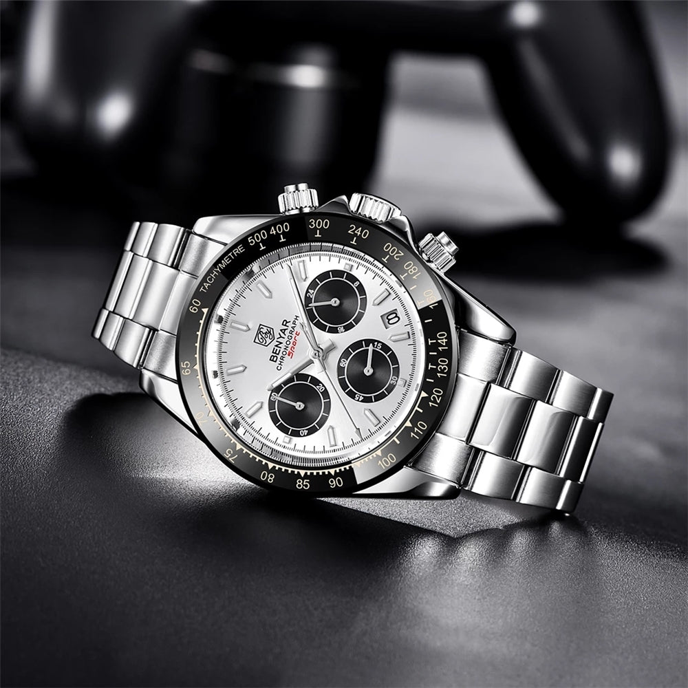 BENYAR 5169 Men's Chronograph Watch – Stylish, Durable, and Multifunctional Analog Timepiece