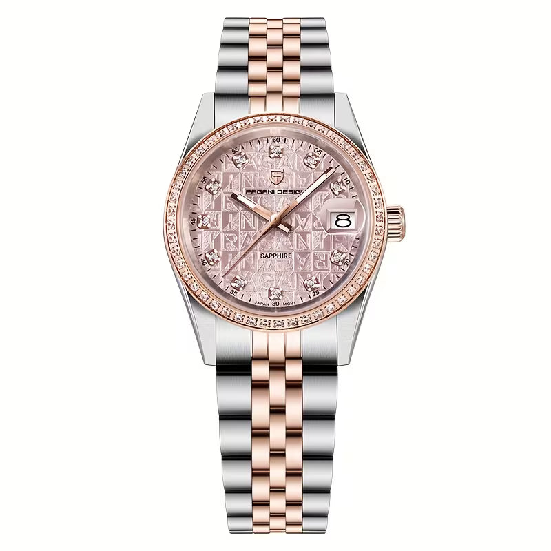 Pagani Design PD-1794L Ladies Quartz Watch – Blue Dial | Sapphire Glass | Two-Tone Bracelet