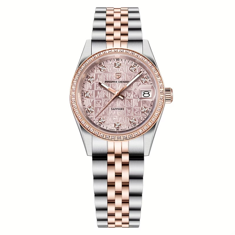 Pagani Design PD-1794L Ladies Quartz Watch – Blue Dial | Sapphire Glass | Two-Tone Bracelet