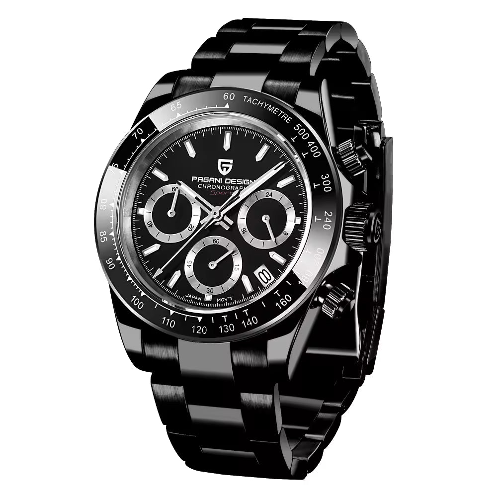 Pagani 1644 Black full black wristwatch 