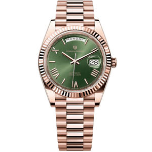 Rose Gold Green