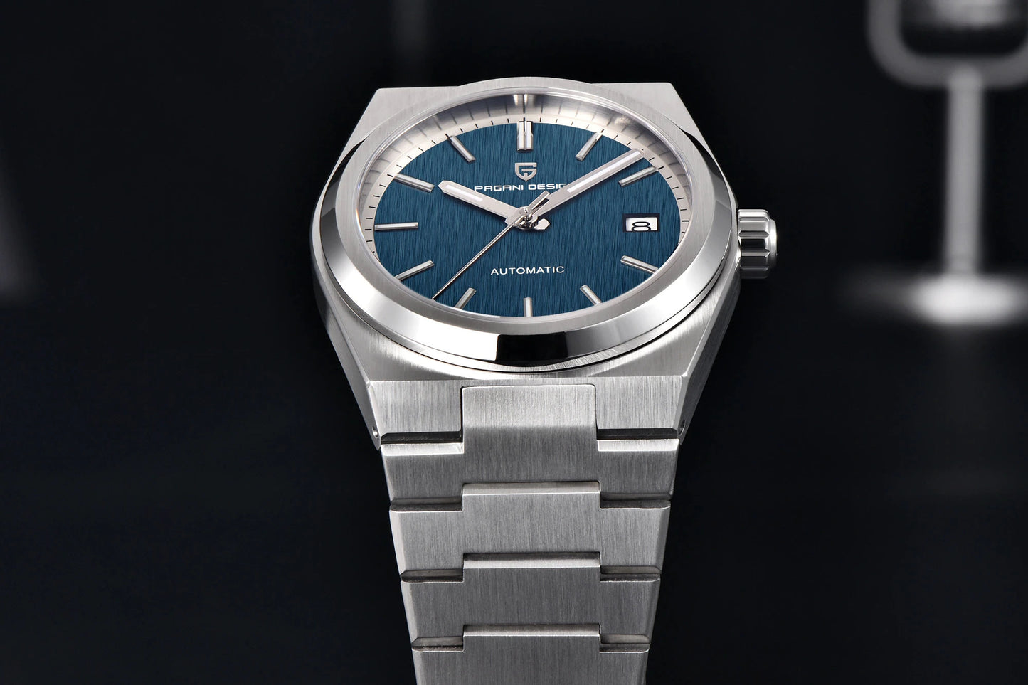 Pagani PD1753 integrated stainless steel bracelet PRX style