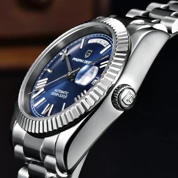 Pagani Design DD40 PD-1783 Men’s Automatic Premium Mechanical Watch |AR Sapphire Glass | Roman Numerals | Presidential |  NH36A