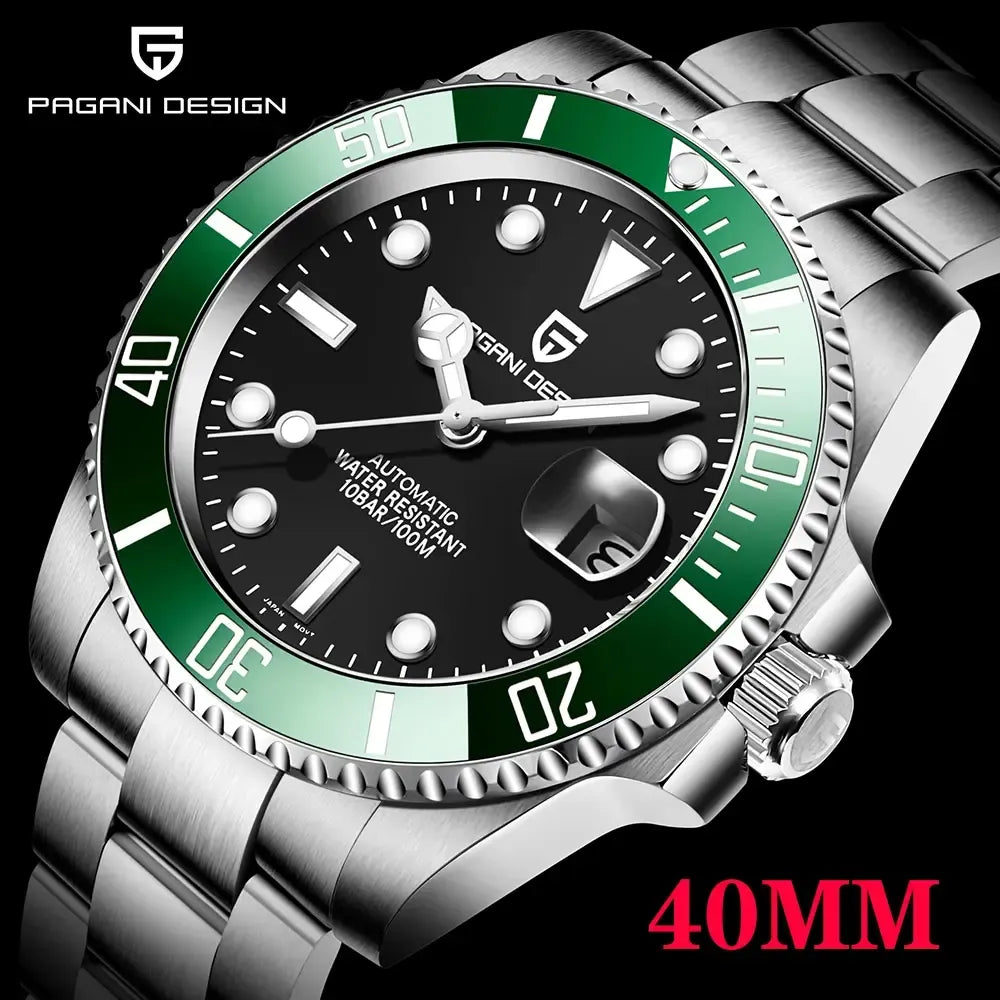 Pagani Design PD-1661 Automatic Diver Watch | NH35 | Sapphire Crystal | 100M Waterproof | Official Pagani Design India