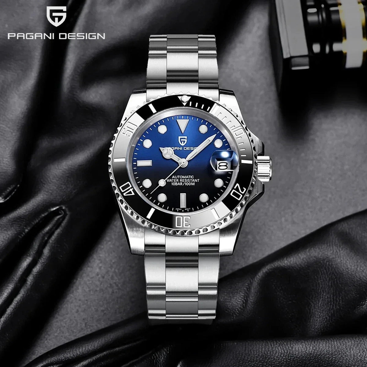 Pagani Design PD-1661 Automatic Diver Watch | NH35 | Sapphire Crystal | 100M Waterproof | Official Pagani Design India